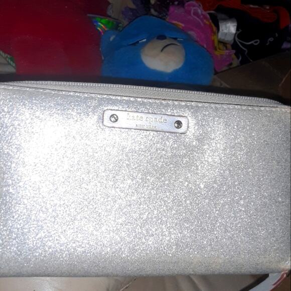 Kate Spade ♠️ Glitter Long Wallet - Picture 1 of 11